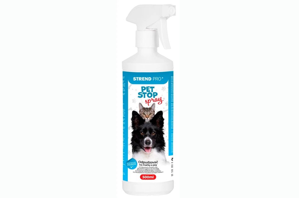 Odpudzovač STREND PRO PET STOP, rozprašovač, na mačky a psy 500 ml