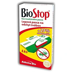 BioStop lepová pasca na šváby 4 ks/bal