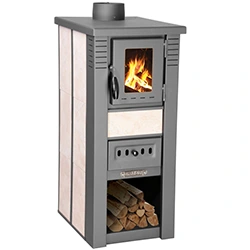 Krbové kachle Pro Lava Ceramic, 6,5 kW, 120 mm, béžová