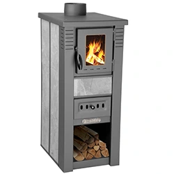 Krbové kachle Pro Lava Ceramic, 6,5 kW, 120 mm, šedá