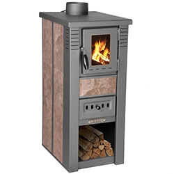 Krbové kachle Pro Lava Ceramic, 6,5 kW, 120 mm, mocca